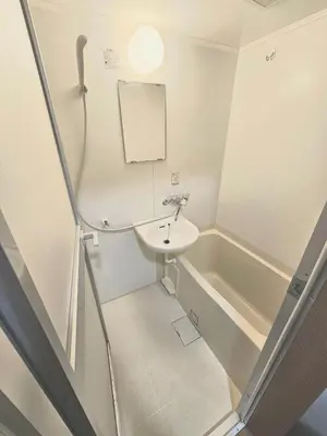 a bathroom with a sink and a bath tub at jr\u65b0\u5c0f\u5ca9\u99c5\u307e\u3067\u5f92\u6b698\u5206,\u8cb8\u5207\u89b3\u5149\u6700\u9069,\u6771\u4eac\u99c5\u307e\u306720\u5206 in Tokyo