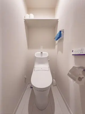 a bathroom with a white toilet in a room at \u79cb\u53f6\u539f hotel -TT0379 in Tokyo