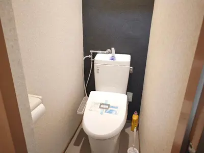 a bathroom with a white toilet in a stall at ZYZ Negishi\u9daf\u8c37\u99c5 TT0257 in Tokyo