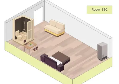 a living room with a couch and a table at Natsuumi \u30db\u30c6\u30eb 302\u9ad8\u7ea7\u72ec\u680b\u522b\u5885 \u72ec\u7acb\u536b\u6d74 \u5730\u94c1\u7ad9\u6b65\u884c\u4e94\u5206\u949f \u6210\u7530\u673a\u573a-\u7fbd\u7530\u673a\u573a-\u4e0a\u91ce\u76f4\u8fbe in Tokyo
