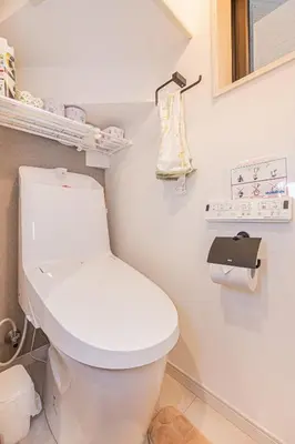 a bathroom with a white toilet in a room at Stay cozy - Vacation STAY 43532v in Tokyo