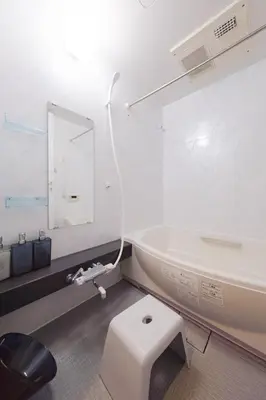 a bathroom with a tub and a sink and a toilet at shibuya square 11F Shibuya Scramble Crossing near in Tokyo