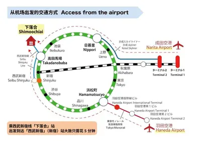 a map of the subway map of china at Pr22 \u4e0b\u843d\u5408 in Tokyo