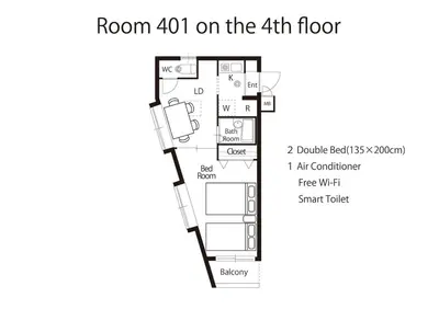 a floor plan of the floor of a house at Pr41\u4e0b\u843d\u5408 in Tokyo