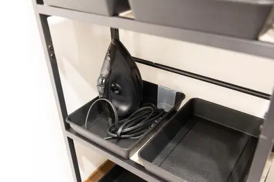 a sink in a drawer in a cabinet at Miyabi in Tokyo