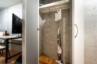 an open door to a room with a phone at MAT ARAIYAKUSHI East in Tokyo