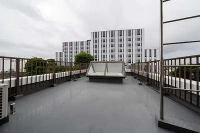 a view from the roof of a building at Apartment hotel 3 minutes walk from JR Asagaya station Ideal base for exploring Tokyo HOTEL CtrlD ASAGAYA in Tokyo