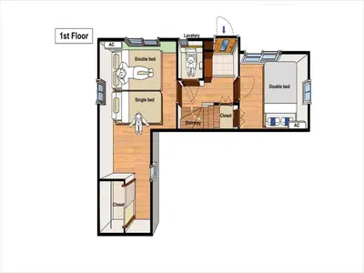 a floor plan of a house at The Prime TOKYO SKYTREE in Tokyo