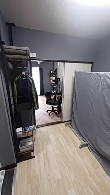 a room with a bunk bed and a mirror at Y's House Okubo in Tokyo
