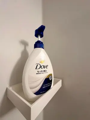 a bottle ofoya soap sitting on a shelf at AM's 701 Ikebukuro 5 min Shinjuku Station 13 min Shibuya Station 19 min in Tokyo