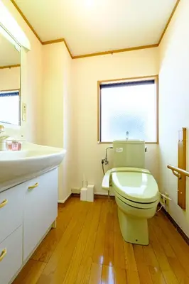 a bathroom with a toilet and a sink at M-Base Ryogoku Tokyo - Easy Access to Asakusa & Skytree - Steps to Sumo Stadium & Museum in Tokyo