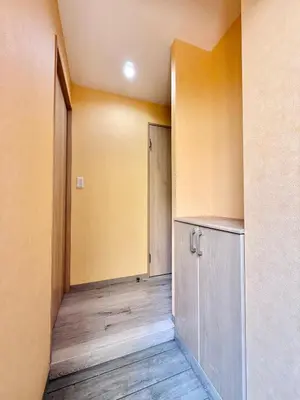 an empty room with a door and a hallway at Tokyo Stay Itabashi #102 in Tokyo