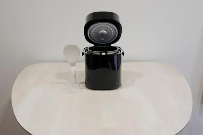 a black blender sitting on top of a table at Life Town Shinkoiwa - Akihabara Direct Access - 7mins walk from sta in Tokyo