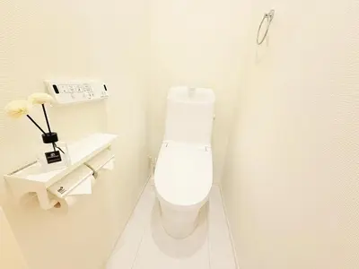 a bathroom with a white toilet in a room at \u5409\u5c4b2\u53f7\u9928 in Tokyo