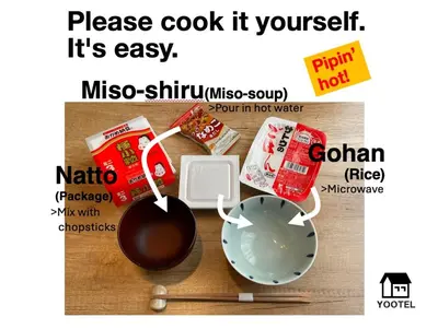 a table with a bowl and a whisk and some ingredients at Central Tokyo,Skytree 2min by train,Akihabara 6min,Asakusa 10min,Shinjuku 22min direct access for each in Tokyo
