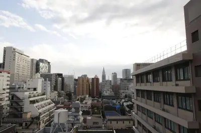a view of the city from a building at New\u5927\u4e45\u4fdd 2 bedroom tatami room in Tokyo