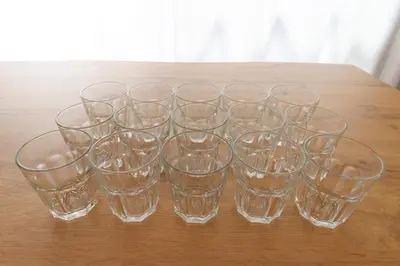 a group of glasses sitting on a table at The Sakura House - Great access to Ikebukuro, Shinjuku, Shibuya, more - Private 4DK detached house - 1 shower and 2 toilets - Experience Japanese culture in Tokyo