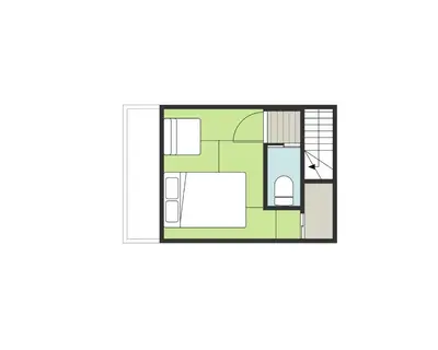 a floor plan of a small house at Otsuka, Bunkyo-ku, House-BK0457 in Tokyo