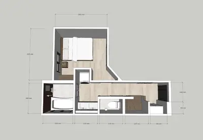 a drawing of a floor plan of a house at Mi-Villa SHIBUYA HONMACHI in Tokyo