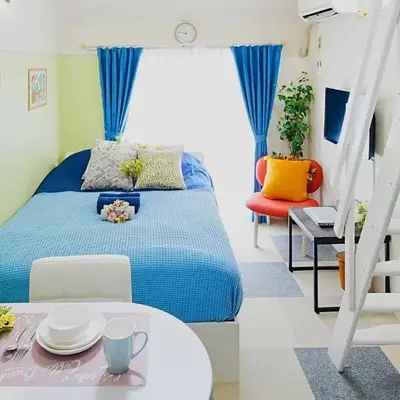 SC 105 Cozy Private Stay with Loft Near Station Free WiFi