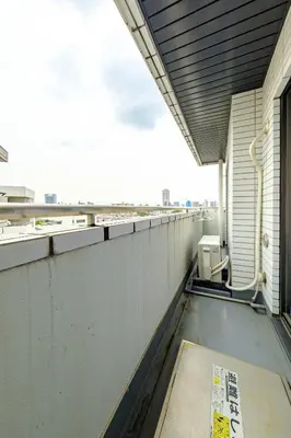 a view from the balcony of a building at Palaisgrace Shibuya - Live Like a Trendy Local in Sangenjaya \u4e09\u8ed2\u8336\u5c4b - Direct Shibuya Access in Tokyo