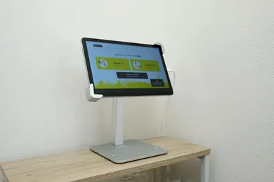 a computer monitor sitting on top of a table at Palaisgrace Shibuya - Live Like a Trendy Local in Sangenjaya \u4e09\u8ed2\u8336\u5c4b - Direct Shibuya Access in Tokyo