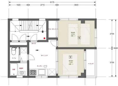 a floor plan of a house at Sakura Stay \u62bc\u4e0a in Tokyo