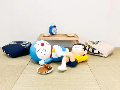 a room with toy figurines sitting on the floor at Moto Sakura for families 3 luxury beds 2bedroom apartment in a quiet and convenient location in Tokyo