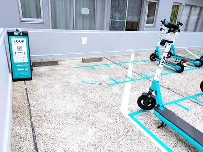 a robot is on display in front of a building at Near Shibuya Station Dogenzaka 3Beds Travel Work in Tokyo