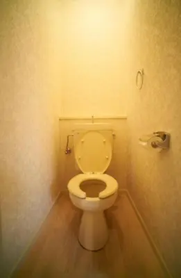 a bathroom with a white toilet in a stall at Heights Omiya - Vacation STAY 15175 in Tokyo