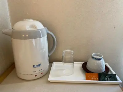 a blender sitting on a counter next to a container at Smile Hotel Tokyo Nishikasai - Vacation STAY 67945v in Tokyo