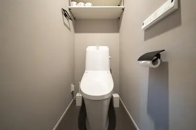 a bathroom with a white toilet in a room at Improve Nishi Magome - Vacation STAY 19513 in Tokyo