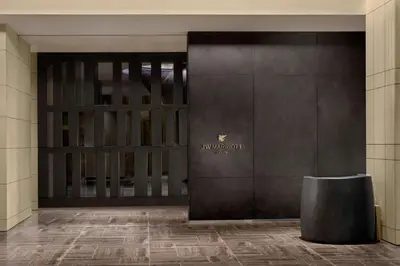 a entrance to a building with a revolving door at JW Marriott Hotel Tokyo in Tokyo