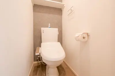 a bathroom with a white toilet in a room at JAPAN APARTMENT HOTEL Itabashi-station, Tokyo in Tokyo