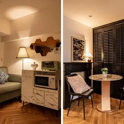 Within easy reach of Shinjuku bustling district 4 minutes walk from nearest station 2 room apartment with lift Suitable for families and groups