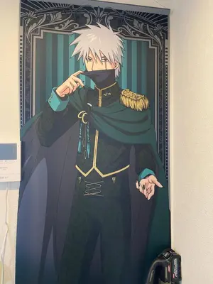 a painting of a man with white hair at \u30a2\u30f3\u30c9\u30b9\u30c6\u30a4\u65b0\u4e952\u4e01\u76ee in Tokyo