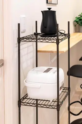 a toilet on a shelf in a room at \u5922\u306e\u5bbf \u6771\u4e2d\u91ce 134t in Tokyo