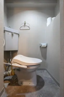 a bathroom with a white toilet in a room at Near Shibuya Station 4Beds 5Max A175 in Tokyo