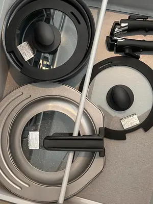 a close up of a vacuum cleaner on a floor at Detached house in Oshima 4chome, one train ride to Shinjuku \u5927\u5cf64\u4e01\u76ee in Tokyo