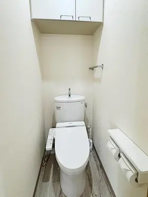 a bathroom with a white toilet in a room at Tokyo Stay Itabashi #101 in Tokyo