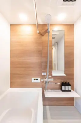 a bathroom with a sink and a mirror at \u745e\u6c90 128t in Tokyo