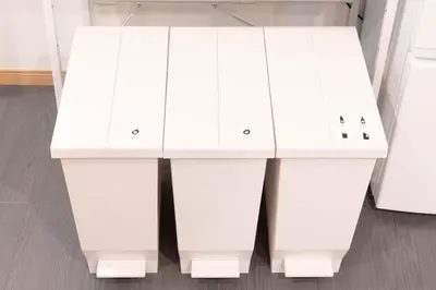 a white desk in a room with white cabinets at \u5922\u306e\u5bbf \u685c\u96c52F-3F 131Tb in Tokyo