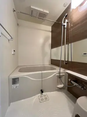 a bathroom with a tub and a shower in it at nestay apartment tokyo skytree in Tokyo