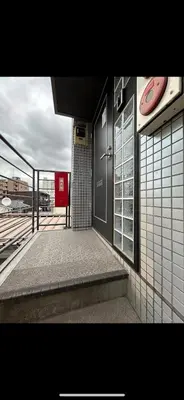 a building with a door on the side of it at Fuji Hotel Tokyo Takadanobaba2 in Tokyo