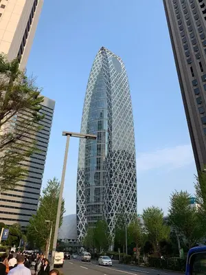 a tall building in a city with buildings at Shibuya Star 102-4 mins to Shinjuku-Free WiFi in Tokyo