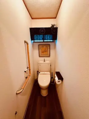 a small bathroom with a toilet in a room at ViVo\u9280\u5ea7 in Tokyo
