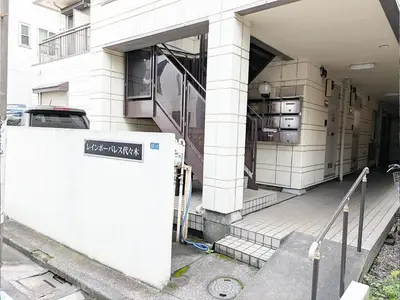 a building with a sign on the front of it at Yoyogi 10min Walk Shinjuku&Shibuya 3bed in Tokyo