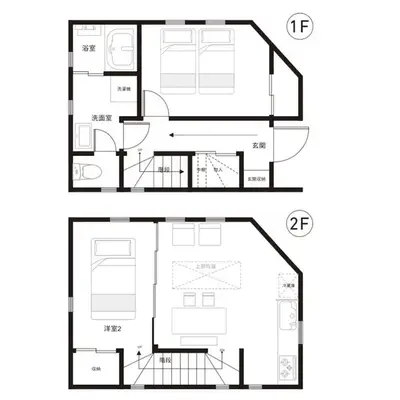 K06 Quiet 2LDK house on JR Yamanote Line Komagome Station
