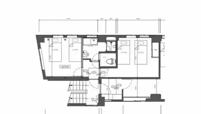 a floor plan of a house at Okubo, 20 seconds walk from JR Okubo Station in Tokyo