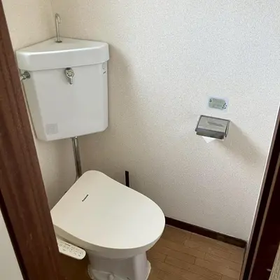 a bathroom with a white toilet in a room at \u83ef -Hana- in Tokyo